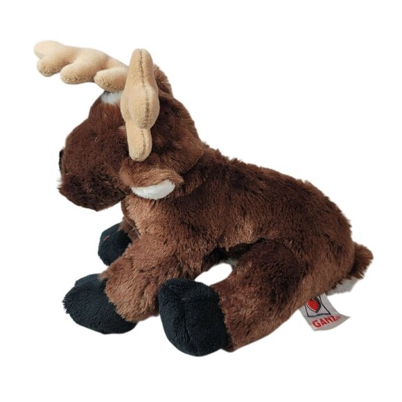 2/$15 Webkinz Reindeer Plush Brown Floppy No Code Christmas Holiday Ganz HM137 - Picture 3 of 9